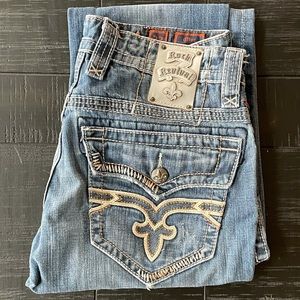 Rock Revival Clive Straight Jeans Size 32